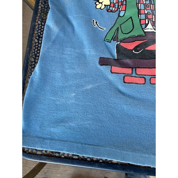 90s Peanuts Snoopy and Lucy graphic tee fits L-XL by united features syndicate. - Picture 8 of 9